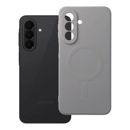 Samsung Galaxy A27 silikónové puzdro kompatibilné s MagSafe, titánovo šedé - 3