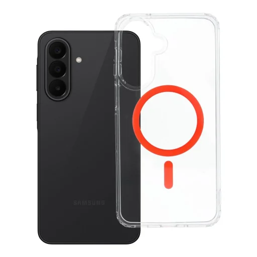 Samsung Galaxy A27 MagSafe kompatibilný obal s oranžovým krúžkom - 4
