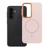 Puzdro na Samsung Galaxy A27 FRAME MAG COVER, kompatibilné s MagSafe, púdrovo ružové thumbnail