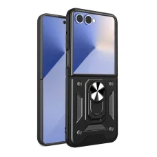 Slide Camera Armor tok Samsung Galaxy Z Flip 7 Fekete