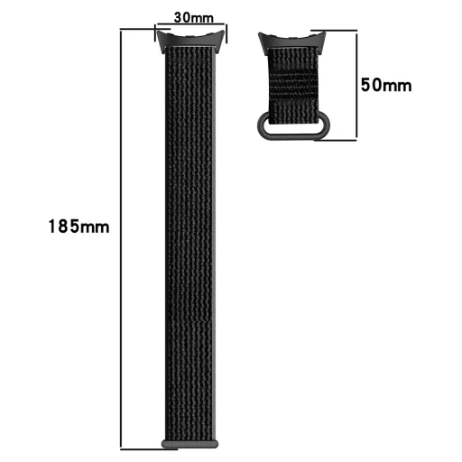 Techsuit - Szíj (W054) - Google Pixel Watch 4 45mm - Fekete - 4