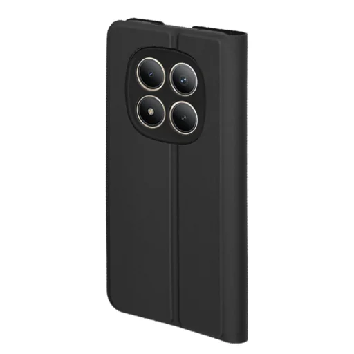 Techsuit - Magskin Fliptok - Xiaomi Redmi Note 15 Pro+ 5G - Fekete tok - 6