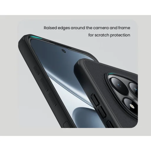 Nillkin Super Frosted PRO hátlap tok Xiaomi Redmi Note 15 Pro 5G fekete tok - 5