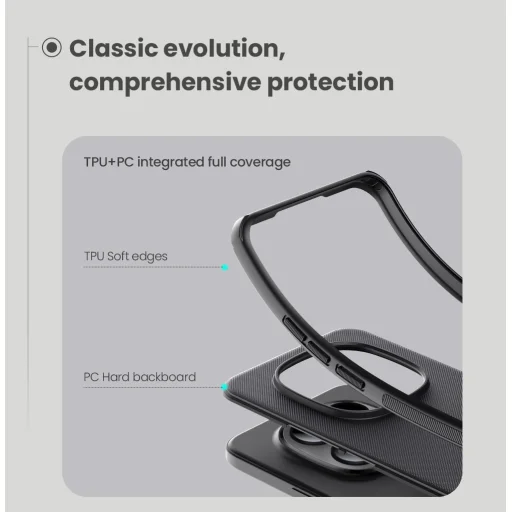 Nillkin Super Frosted PRO hátlapi tok Xiaomi Redmi Note 15 Pro+ 5G fekete tok - 4