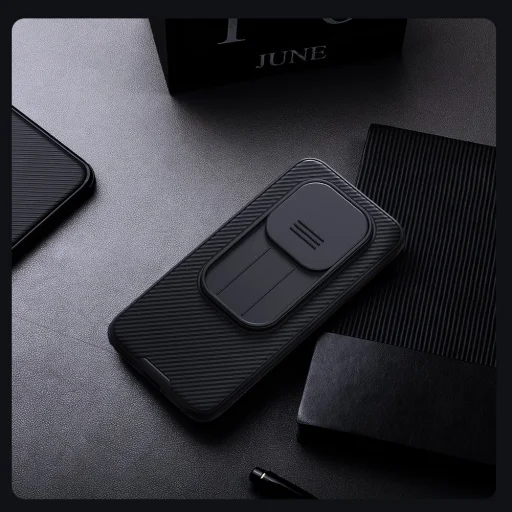 Nillkin CamShield PRO kemény tok Xiaomi Redmi Note 15 Pro 5G feketében tok - 8