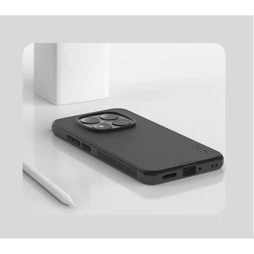 Nillkin Super Frosted PRO Mágneses hátlap Xiaomi Redmi Note 15 Pro 5G tok fekete - 7