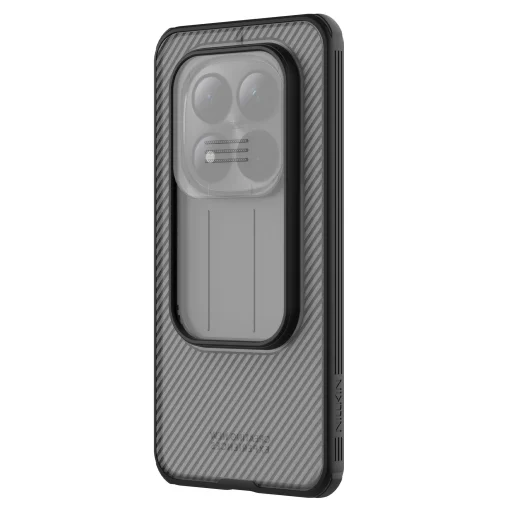 Nillkin CamShield PRO kemény tok Xiaomi Redmi Note 15 Pro+ Plus 5G átlátszó fekete tok - 2