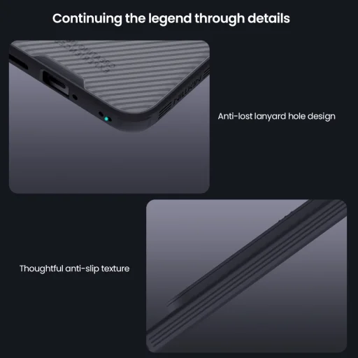 Nillkin CamShield PRO kemény tok Xiaomi Redmi Note 15 Pro+ Plus 5G átlátszó fekete tok - 6