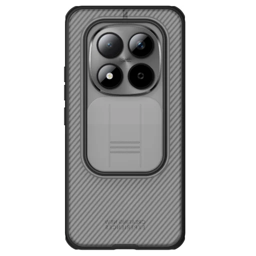 Nillkin CamShield PRO kemény tok Xiaomi Redmi Note 15 Pro+ Plus 5G átlátszó fekete tok - 1