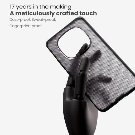 Nillkin Super Frosted PRO hátlap tok Xiaomi Redmi Note 15 Pro+ Plus 5G Transparent Black - 3