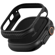 Apple Watch Ultra / Ultra 2 / Ultra 3 49mm UNIQ Keva Verge fekete tok