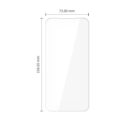 Samsung Galaxy A57 üvegfólia Tech-protect Glass Fit+ 2-pack átlátszó - 2