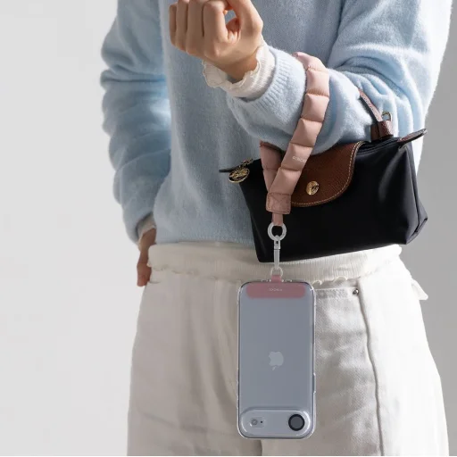 Rinkge Holder & Puffer kézi pánt Rózsaszín Virágos - 3