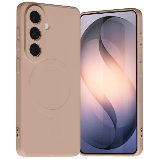 Samsung Galaxy S26 Mercury Semi-Silicone MagSafe tok pink homok - 1