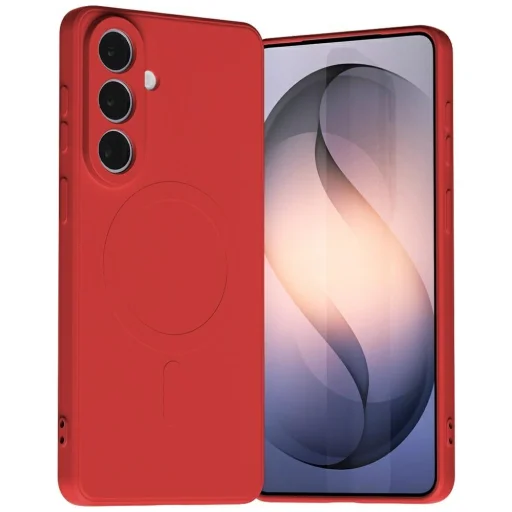 Samsung Galaxy S26+ Mercury fél-szilikon MagSafe tok piros - 1