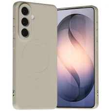 Samsung Galaxy S26 Plus Mercury félig szilikon MagSafe tok kőszínű