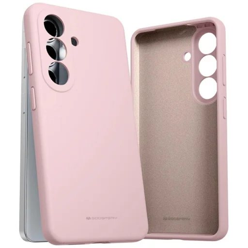 Samsung Galaxy S26 tok Mercury Szilikon tok rózsaszín homok - 1