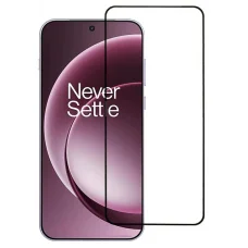 Oneplus 15 OG fialová veľká zakrivená ochranná fólia na displej s čiernym rámom