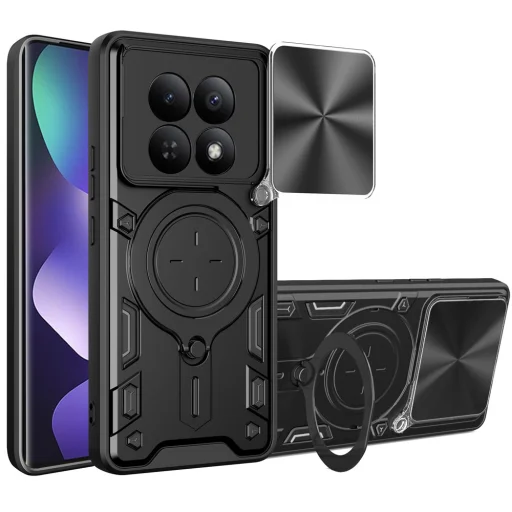 Techsuit - CamGuard Pro - Xiaomi Redmi Note 15 5G - Fekete tok - 1