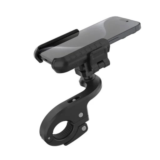 Fixed - Bike Holder Bikee Plus Vista (FIXBIPV-BK) - Kerékpárhoz/Motorkerékpárhoz, Kormányra szerelhető, 360°-ban forgatható, Max. 6.8" - Fekete - 2
