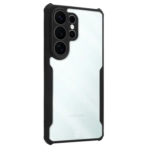  Samsung Galaxy S26 Ultra Átlátszó/Fekete Tactical Quantum Stealth fliptok - 2