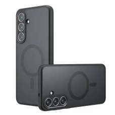 Techsuit - PureFrost MagSafe - Samsung Galaxy S26 Plus - Matt Fekete tok