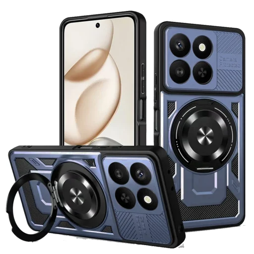 Techsuit - RuggedCam - Honor 400 Smart / X7d 4G - Kék tok - 1