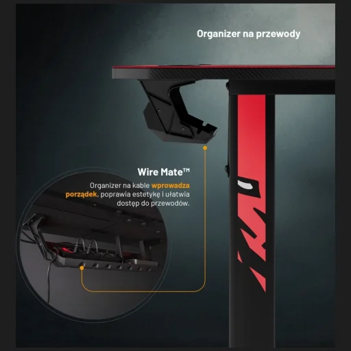 Diablo Chairs X-Mate 1400 Gamer asztal - 9