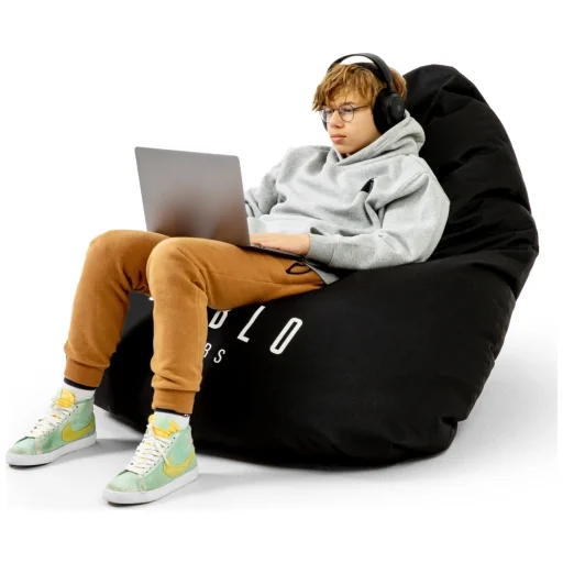 Gamer babzsákfotel Diablo Chairs fekete - 3