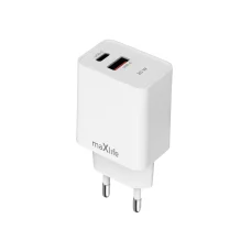 Maxlife MXTC-13-20AC PD QC nabíjačka 1x USB-C 1x USB 20W biela