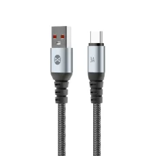 Forever Braix USB kábel - USB-C 1,0 m 3A čierny