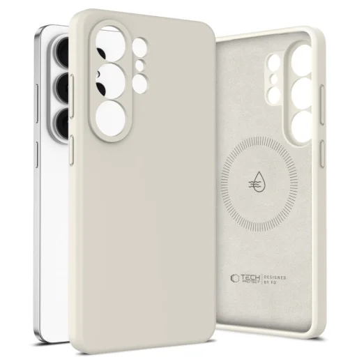 Samsung Galaxy S26 Ultra Tech-Protect Silicone Magsafe tok Cosmic Latte / Beżowy - 2