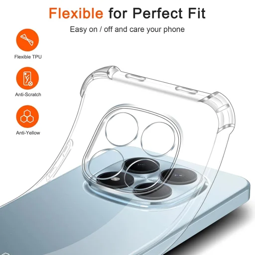 Xiaomi Redmi Note 15 Pro 4G Techsuit Priehľadné Nárazuvzdorné Silikónové puzdro - 2