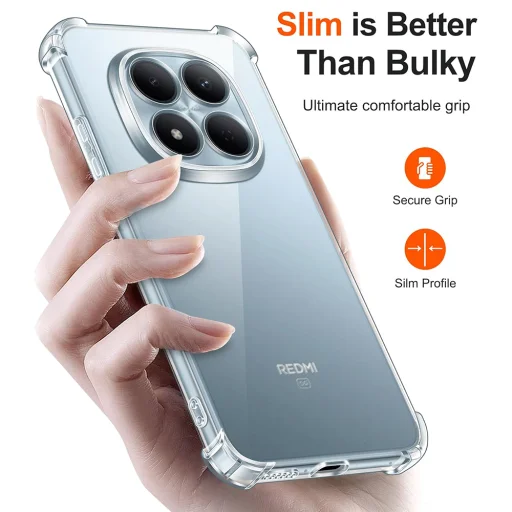 Xiaomi Redmi Note 15 Pro 4G Techsuit Priehľadné Nárazuvzdorné Silikónové puzdro - 6