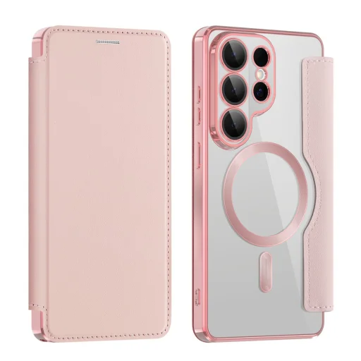 Samsung Galaxy S26 Ultra ružový Techsuit SmartMag Fliptok - 2