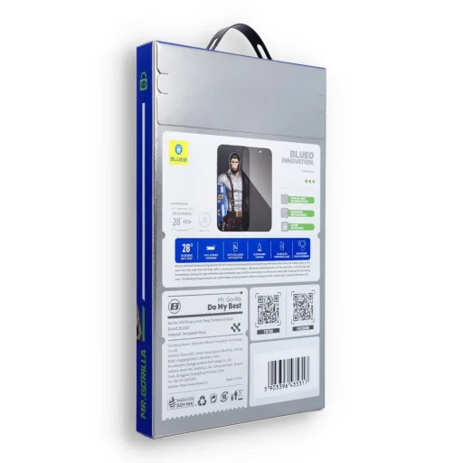 Samsung Galaxy S26 5D Mr. Monkey Glass čierne ochranné sklo (silný privátny filter) - 9