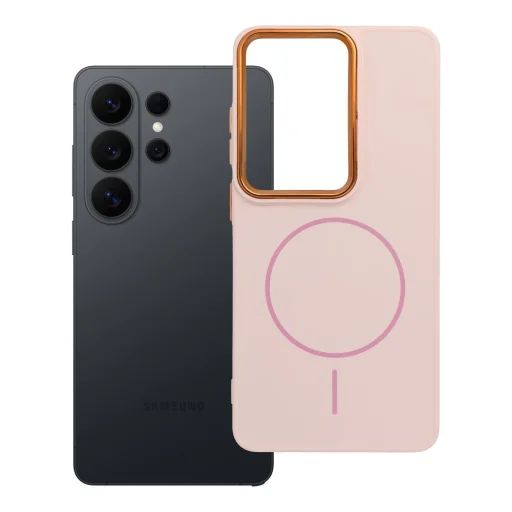 Samsung Galaxy S26 Ultra obal FRAME MAG COVER, púdrovo ružový, kompatibilný s MagSafe - 5
