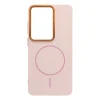Samsung Galaxy S26 Ultra tok FRAME MAG COVER kompatibilis MagSafe-fel púderrózsaszín tok thumbnail
