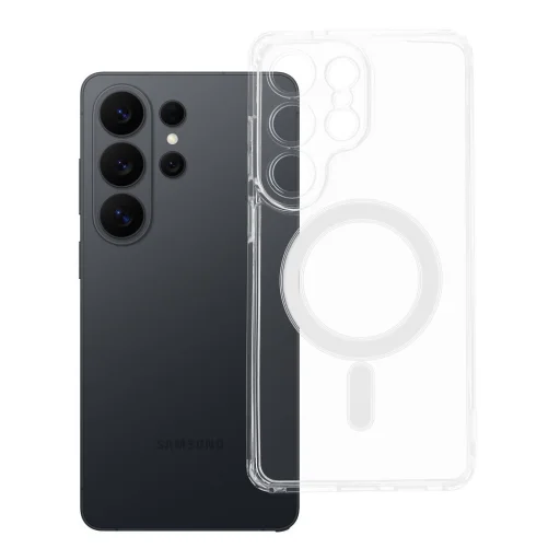 Samsung Galaxy S26 Ultra priehľadné puzdro kompatibilné s MagSafe s ochranou fotoaparátu - 6