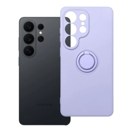 Samsung Galaxy S26 Ultra tok szilikon gyűrűs tok lila - 10