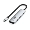 SATECHI 4v1 USB-C HUB adaptér strieborný thumbnail