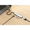 SATECHI 4v1 USB-C HUB adaptér strieborný thumbnail