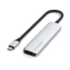 SATECHI 4v1 USB-C HUB adaptér strieborný thumbnail