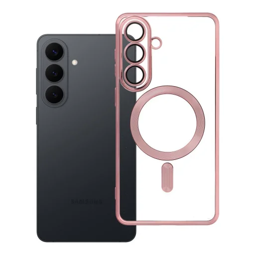 Samsung Galaxy S26 Plus puzdro Electro Mag kompatibilné s MagSafe ružovo-zlaté - 9