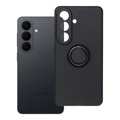 Samsung Galaxy S26 silikónové puzdro s krúžkom čierne - 9