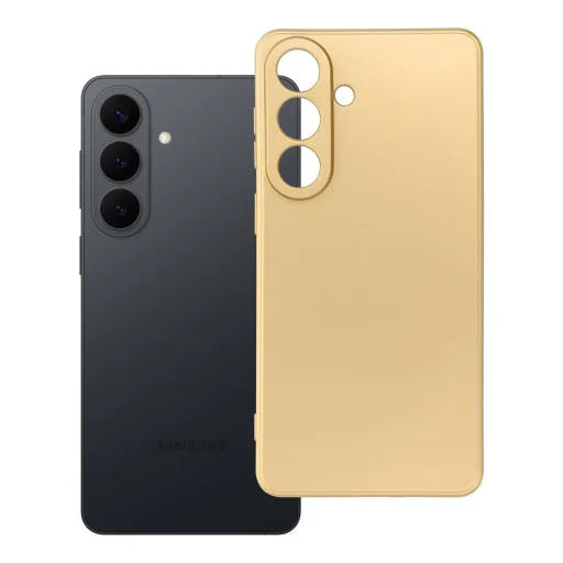 Zlaté kovové puzdro na Samsung Galaxy S26 Plus - 10