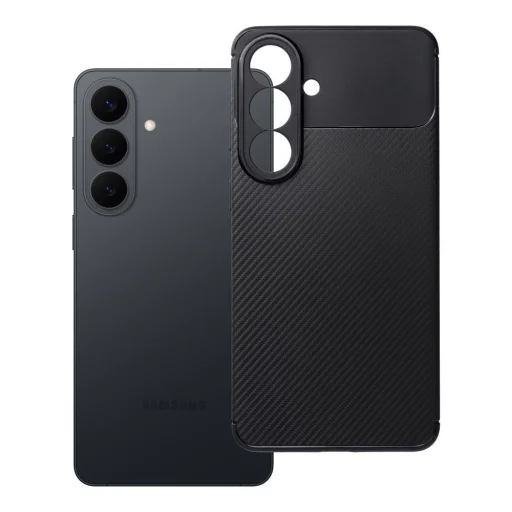 Samsung Galaxy S26 Plus čierne prémiové karbónové puzdro - 7