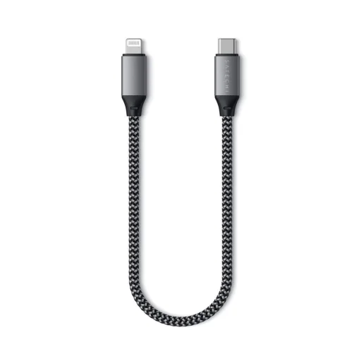 0,25 m USB-C - Lightning kábel Satechi ST-TCL10M vesmírne sivá - 1