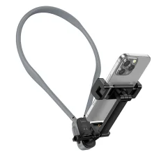 Hoco K30 univerzálny závesný držiak na mobilný telefón na krk čierno-sivý