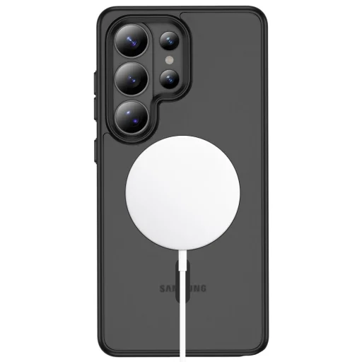 Samsung Galaxy S26 Ultra Tech-protect Magmat Magsafe tok, Matte Black / Fekete matt - 3